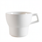 Thumbnail image #1 for CAC China Sushi Signature SUS-1 Porcelain Coffee Cup, 8 oz, Round, Bone White Case of 3 Dozen