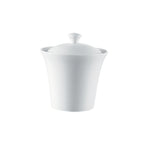 Thumbnail image #1 for CAC China Harmony HMY-HSP Round Porcelain Sugar Bowl with Lid, Embossed, 4 in Dia. x 3-1/2 in H Case of 3 Dozen