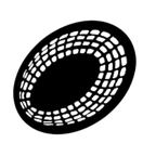Thumbnail image #1 for G.E.T. Clipper Mill OB-938-BK . . Bread & Bun Basket, Oval, Black Polypropylene, 9-1/2" x 6" x 2" Dozen Case of 3 Dozen