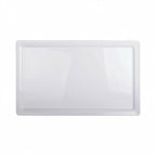 Thumbnail image #1 for G.E.T. Vogue - EGS M1321-W Rectangular White Melamine Serving Platter, 21 x 13 x 1 in Case of 4