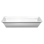 Thumbnail image #1 for International Tableware Elite EL-83 Rectangular Porcelain Bowl, 8 oz., 8-1/8" x 3-1/4" x 1-3/8"H 1 Dozen