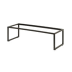 Thumbnail image #1 for Steelite International Creations Buffet 7363MW334 Black Metal Rectangular Buffet Riser, Pivot, 21.875" x 7.375" x 6"