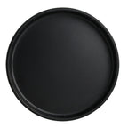 Thumbnail image #1 for Steelite International Creations, Black 7181TM501 Round Black Melamine Stack Plate, 6.25-Inch