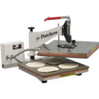 Thumbnail image #1 for Dutchess Bakers DUT/TXM-15 Manual Tortilla/Pizza Dough Press, 15 x 15 in Heated Aluminum Platens, Adjustable Thickness