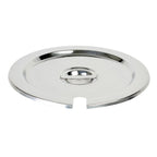 Thumbnail image #1 for Thunder Group SLIP006 Stainless Steel Slotted Inset Cover, Fits 4 qt Case of 72