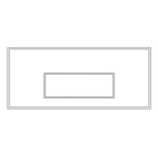 Thumbnail image #1 for Eastern Tabletop H921 Buffet Front/Back Panel, 61 x 21-3/4 in, Dish-Hole Cutout, Hook-On Design, Laminate