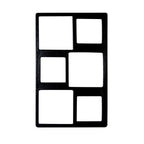 Thumbnail image #1 for G.E.T. Bugambilia T0A3-MOD . . Single Cast Aluminum Tile with Resin Coating, Six Square Openings, 20-13/16" x 12-3/4"