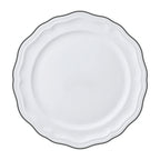 Thumbnail image #1 for Steelite International Folio, Porcelain 62587FP811 Round Porcelain Rim Plate, 10-1/4", Scalloped Edge Case of 2 Dozen