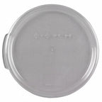 Thumbnail image #1 for Libertyware RFCC-S Round Polycarbonate Storage Container Cover, 7-1/4 in Diameter, Clear, Fits 2- and 4-Quart Containers Case of 60