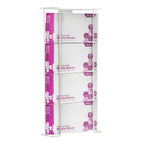 Thumbnail image #1 for Alpine Industries ALP485-05-WHI 4-Box Wire Glove Dispenser, White, Vertical or Horizontal Surface Mount Case of 12
