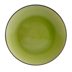 Thumbnail image #1 for CAC China Japanese Style 666-21-G 12-Inch Round Coupe Ceramic Plate, Reactive Golden Green Glaze 1 Dozen