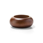 Thumbnail image #1 for Hollowick/Steelite Rondo 300 Round Wood Candle Holder Base, 1-5/8 in H, Base Only