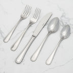 Thumbnail image #2 for Browne USA Foodservice Concerto 502417 Bouillon Spoon, 6-1/2", 18/10 Stainless Steel, Mirror Finish 1 Dozen