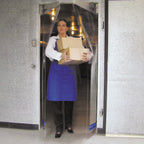 Thumbnail image #1 for Curtron Products Polar-Pro® PP-C-080-3078-RP Flexible Swinging Door Replacement Panel, 30" W x 78" H, 0.080" Clear PVC