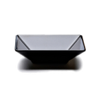 Thumbnail image #1 for G.E.T. Squared - EGS DB834SQ-B Melamine Square Bowl, 40 oz, Black, 8-3/4" x 2" Case of 6
