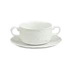 Thumbnail image #1 for Libbey Schonwald, Marquis 9062728 Porcelain Soup Cup, 9-1/2 oz., 2 Handles