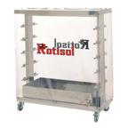 Thumbnail image #1 for Rotisol USA BACHE10 1175 Soft Plastic Cover for 10-Spit Rotisserie Rack