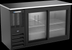 Thumbnail image #2 for Beverage-Air Two-Section Shallow Depth Food-Rated Back Bar Refrigerator with Sliding Glass Doors, 58 Inches Wide