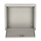 Thumbnail image #2 for Alpine Industries ADI631-03-BEI Wall-Mount Suggestion Box, 12 x 3 x 10 in, Keyed Lock, White Finish Case of 10