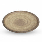 Thumbnail image #1 for Korin Inc PLL-448 Round Brown Nenrin China Plate, 9-3/4" Diameter x 1-1/2" High