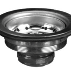 Thumbnail image #1 for Component Hardware Encore E38-1012 Basket Drain with Crumb Cup Strainer, 3-1/2" Sink Opening, 4-1/2" Flange, Stainless Steel