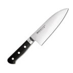 Thumbnail image #1 for Korin Inc HMI-MOYD-165 Japanese Yo-Deba Knife, 6-1/2", Right-Handed, 70/30 Bevel, Forged Molybdenum Steel Blade, Wood Handle