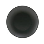 Thumbnail image #1 for Tuxton China Zion VBA-071 Porcelain Plate, 7-1/8", Round Coupe Rim, Matte Black Case of 3 Dozen