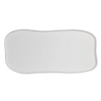 Thumbnail image #1 for Steelite International Delfin, Marisol White 7008DD031 Rectangular Melamine Fruit Sandwich Platter, White, 27 x 13 x 1.25 inches