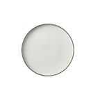 Thumbnail image #2 for 1880 Hospitality Moira MO2701027DW Round Dusted White Stoneware Plate, 10-3/4 in. 1 Dozen