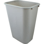 Thumbnail image #1 for AllPoints Foodservice Parts & Supplies Rubbermaid 8010006 Gray Plastic Rectangular Bathroom Trash Can, Open Top, 10–19 Gallon