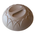 Thumbnail image #1 for Dinex Fenwick DX540031 Insulated Double-Wall Plastic Entree Dome, Latte