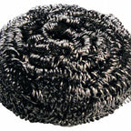Thumbnail image #1 for New Star Foodservice Inc. 54460 Extra-Large Stainless Steel Scrub Sponge, 50 g Case of 12 Dozen