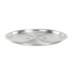 Thumbnail image #1 for Tuxton China Tuxware WAZB-161 Round Aluminum Pot/Pan Lid, 16.125 in, Flat Handle