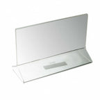 Thumbnail image #1 for Thunder Group PLMH001 Clear Acrylic Table Card Holder, 5-1/2" x 3-1/2", Flat Base, Flat-Plane Insert Panel Case of 72