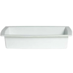 Thumbnail image #1 for G.E.T. Bugambilia TPUD16MC Full-Size Rectangular Cast Aluminum Food Pan, 4" Deep, Resin-Coated, Mocha