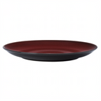 Thumbnail image #1 for 1880 Hospitality Rustic by Oneida® L6753074133 Porcelain Plate, 8-1/2-Inch Round Coupe, Two-Tone Crimson Glaze Case of 2 Dozen