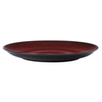 Thumbnail image #1 for 1880 Hospitality Rustic by Oneida® L6753074163 Porcelain Plate, 12-1/4" Round Coupe, Two-Tone Crimson Glaze 1 Dozen
