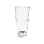 Thumbnail image #1 for Thunder Group PLTHEP016C 16 oz Clear Polycarbonate English Pub Beer Mug, 6-1/4"H, Starburst Base Case of 24