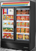 Thumbnail image #6 for True 54-Inch Two-Section Glass Door Freezer Merchandiser, Self-Contained Bottom Mount, White