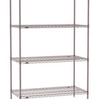 Thumbnail image #1 for Metro Super Erecta SE-3648K4-74-S4 Wire Stationary Starter Wire Shelving Unit, 48"W x 36"D x 74"H, 800 lb. capacity per shelf, 2000 lb. capacity per