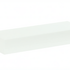 Thumbnail image #2 for Cal-Mil 23413-3-15 Rectangular Buffet Riser, White Metal, 20.5"W x 7"D x 3.25"H