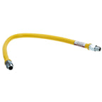 Thumbnail image #1 for AllPoints Foodservice Parts & Supplies Mavrik 8016542 Gas Connector Hose, 36 in, 1/2 in Connection, PVC-Coated Stainless Steel