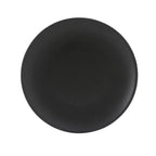 Thumbnail image #1 for Tuxton China Zion VBA-064 Porcelain Plate, 6-1/2", Round Coupe Rim, Matte Black Case of 3 Dozen