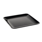 Thumbnail image #1 for TableCraft Products Sierra Collection™ 12564 Melamine Serving Platter, Rectangular, Black, 14 x 14 x 1.25 in Case of 8