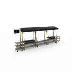 Thumbnail image #1 for Steelite International Mogogo, Modular MGCMLA08GBBW Commercial Market Station, Mixed Materials