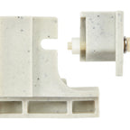 Thumbnail image #2 for Cambro Camshelving® Premium CPCCHD1480 Commercial Shelving Corner Connector Set, Speckled Gray, Left & Right