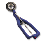 Thumbnail image #1 for Alegacy Foodservice Products U12240 Food/Ice Cream Disher, #40 (13/16 oz), Blue Plastic Squeeze Handle