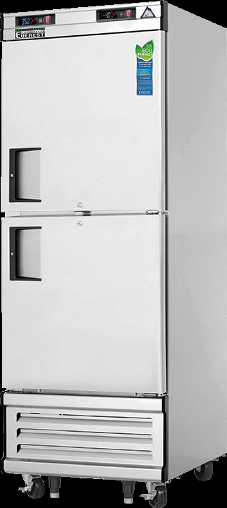 Product image #5 for Everest Refrigeration One-Section Dual Temperature Reach-In Refrigerator/Freezer Combo, Bottom Mount, 29-1/4-Inch Wide