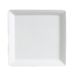 Thumbnail image #1 for Steelite International Rene Ozorio, Aura 6300P102 Embossed Porcelain Square Tray, 5.125" Case of 2 Dozen