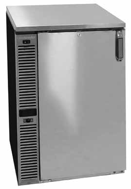 Product image #5 for Glastender F1SL24 One-Zone Side-Serviced Low Profile Glass Froster, 24-Inch Wide, Self-Contained